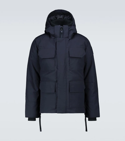 Shop Canada Goose Black Label Maitland Parka In Blue