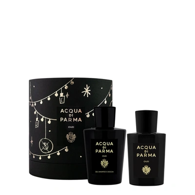 Shop Acqua Di Parma Signatures Of The Sun Oud Premium Eau De Parfum Gift Set 100ml