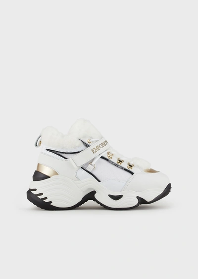 Shop Emporio Armani Sneakers - Item 11943528 In White
