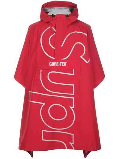 Supreme X Gore-tex Poncho In Red | ModeSens