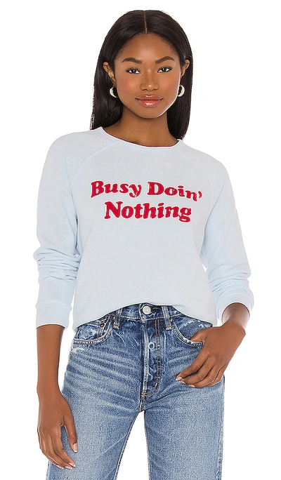 Shop Mother The Hugger Sweatshirt In Busy Doin' Nothing