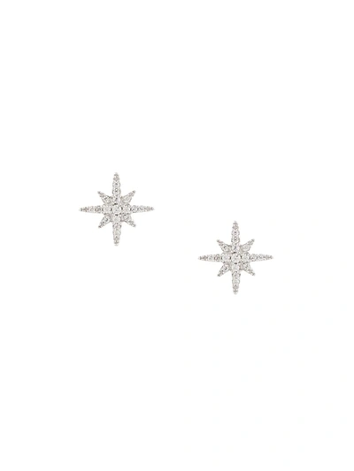 Shop Apm Monaco Météorites Small Stud Earrings In Silver