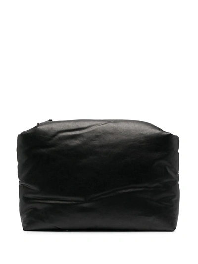 Shop Kassl Editions Padded Canvas Clutch Bag In Black