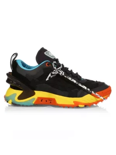 Shop Off-white Odsy-2000 Low-top Sneakers In Yellow Black