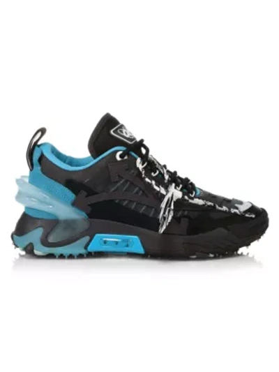Shop Off-white Odsy-2000 Low-top Sneakers In Blue Black