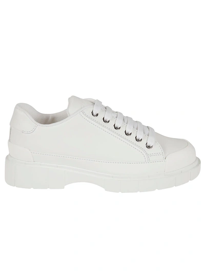Shop Car Shoe Platform Sneakers In White