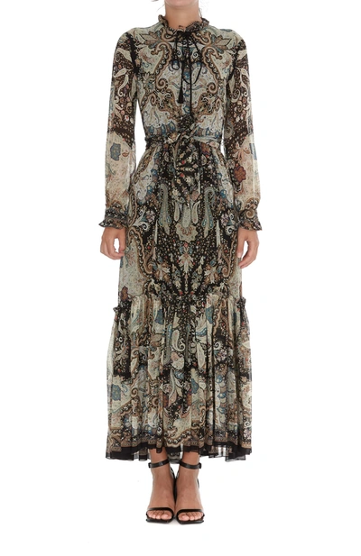 Shop Etro Dress In Multicolor