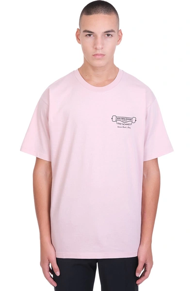 Shop Golden Goose Artu T-shirt In Rose-pink Cotton