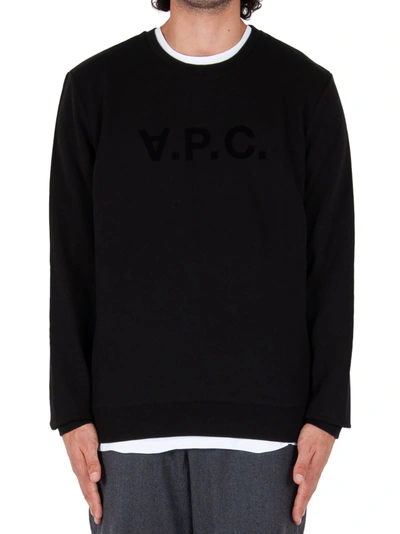 Shop Apc Vpc Sweatshirt - Black In Nero