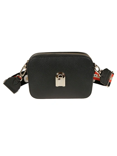 Shop Furla Sleek Mini Shoulder Bag In Black