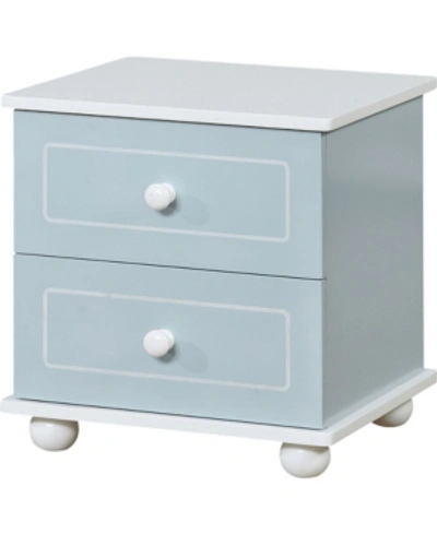 Shop Furniture Of America Jimney 2-drawer Nightstand In Blue