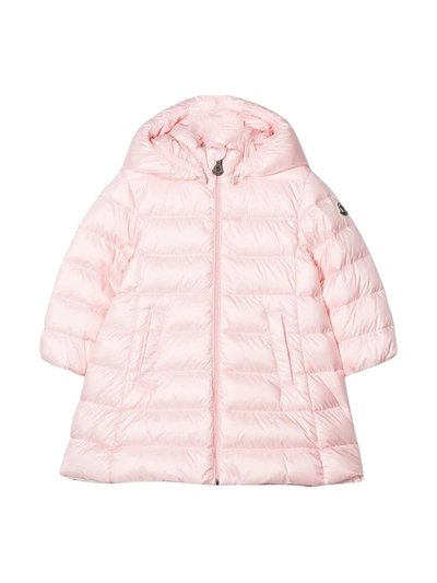 Shop Moncler Majeure Pink Down Jacket In Rosa