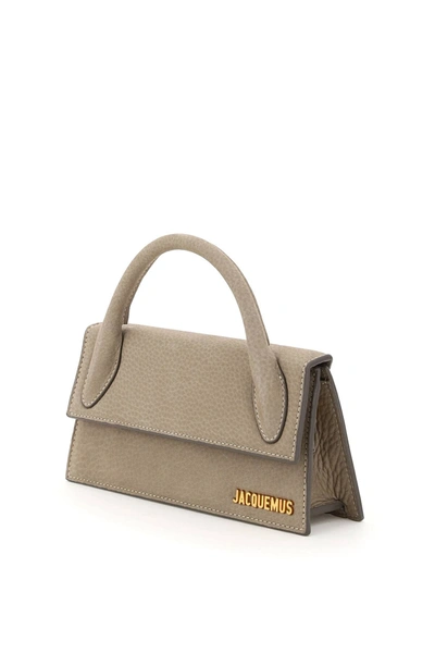 Jacquemus Le Chiquito Long Bag In Grey,beige ModeSens