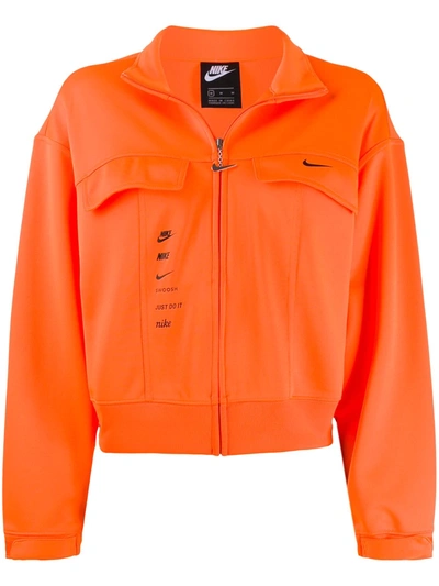 Nike Sportswear Swoosh Track Jacket In Orange | ModeSens