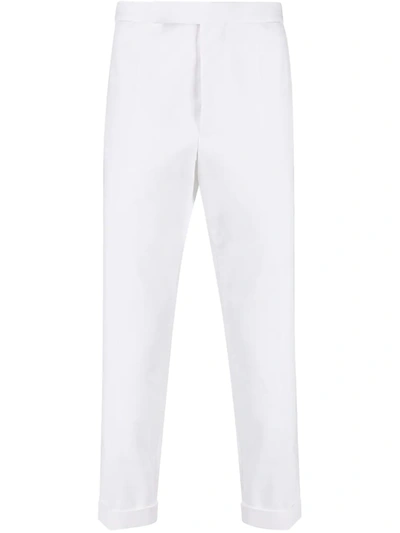 Shop Haider Ackermann Straight Leg White Trousers