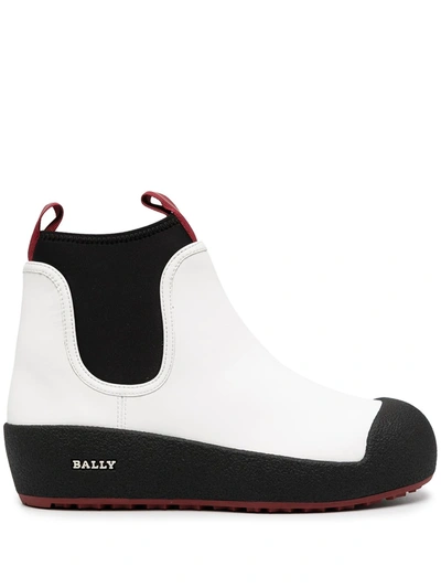 Shop Bally Gadey Wedge Boots In White