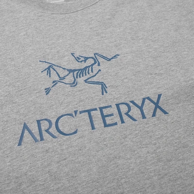 Shop Arc'teryx Arc'word Tee In Grey
