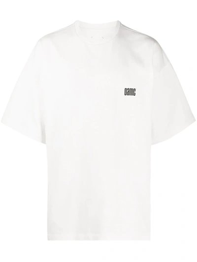 Shop Oamc Oversize Hope Print T-shirt In White