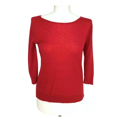 Pre-owned Eres Cashmere Jumper In Red