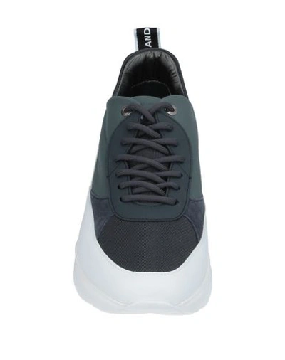 Shop Alexander Smith Sneakers In Dark Blue