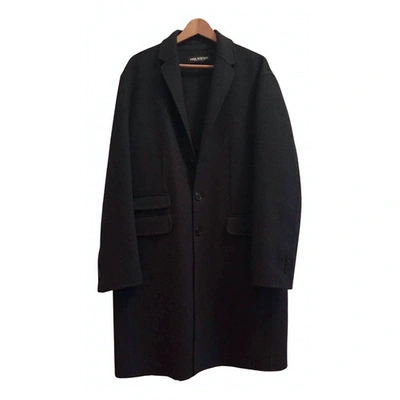 Pre-owned Neil Barrett Grey Wool Coat