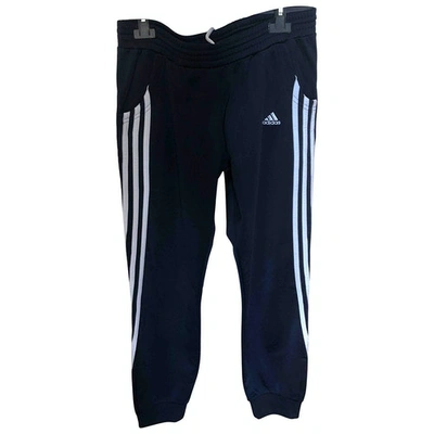 Pre-owned Adidas Originals Blue Trousers