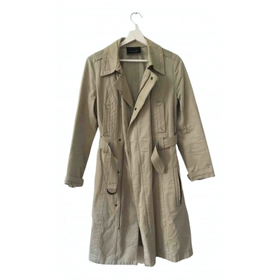 Pre-owned Isabel Marant Beige Cotton Trench Coat