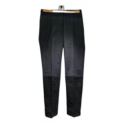 Pre-owned Claudie Pierlot Black Cotton Trousers