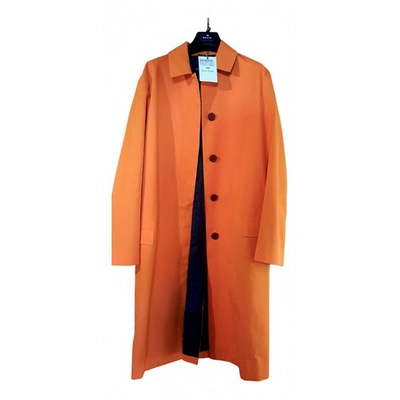 Pre-owned Paul Smith Orange Cotton Coat