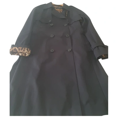 Pre-owned Dolce & Gabbana Black Cotton Trench Coat