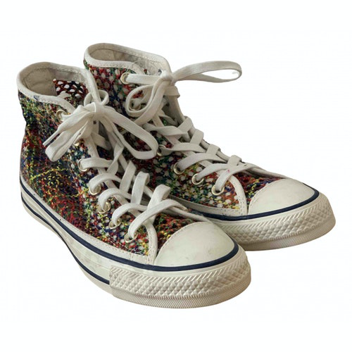 Pre-owned Tweed Trainers In Multicolour