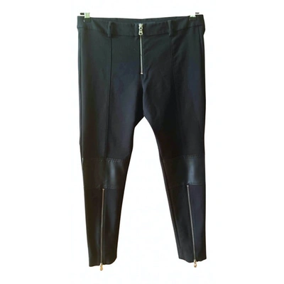 Pre-owned French Connection Black Cotton Trousers