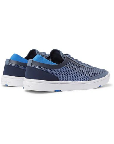 Shop Orlebar Brown Sneakers In Slate Blue