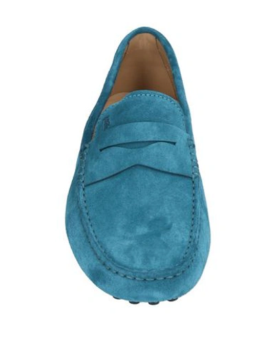 Tod's Loafers In Deep Jade