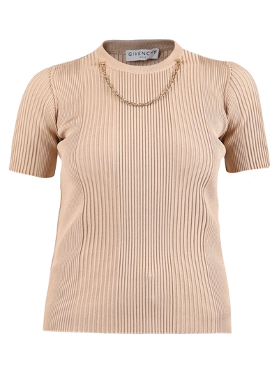 Shop Givenchy Slim Fit Sweater In Beige