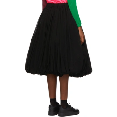Shop Comme Des Garçons Comme Des Garcons Black Balloon Skirt In 1 Black