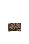 CLARE V CLARE V. WALLET CLUTCH IN BROWN.,CLAR-WY63