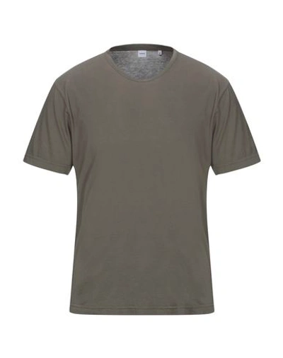 Shop Aspesi Man T-shirt Military Green Size S Cotton