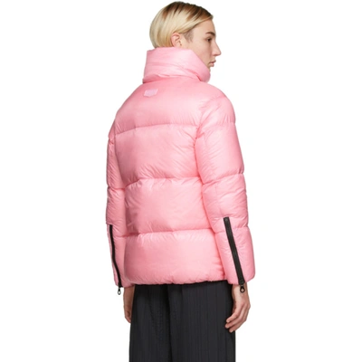 Shop Duvetica Pink Down Alwaid Jacket In 532 Pink