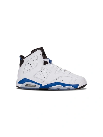 Shop Nike Air Jordan 6 Retro Bg "sport Blue" Sneakers In White