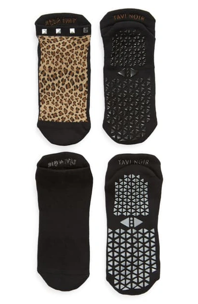 Shop Tavi Noir Grip Savvy Assorted 2-pack No-show Socks