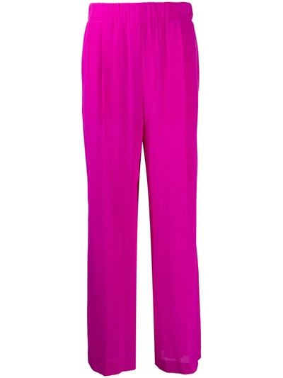 Shop Jejia Donna Wide-leg Trousers In Pink
