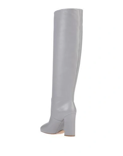 Shop Dries Van Noten Knee Boots In Grey