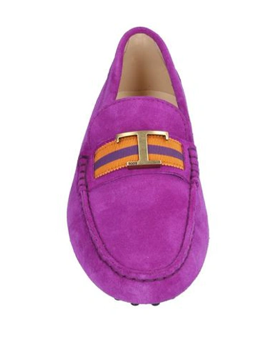 Tod's Loafers In Red