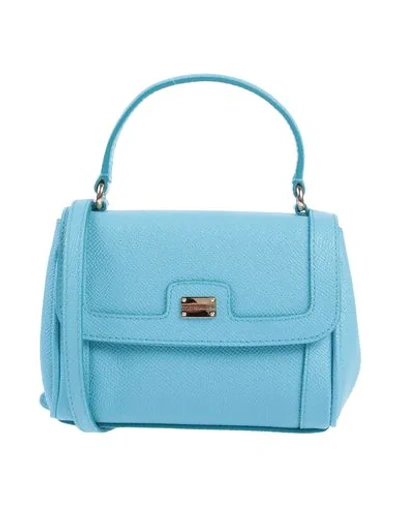 Shop Dolce & Gabbana Handbags In Sky Blue