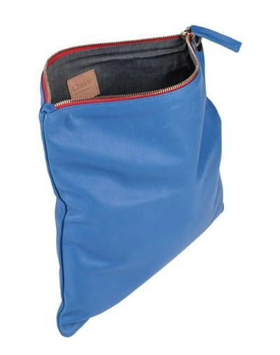Shop Clare V Handbags In Bright Blue