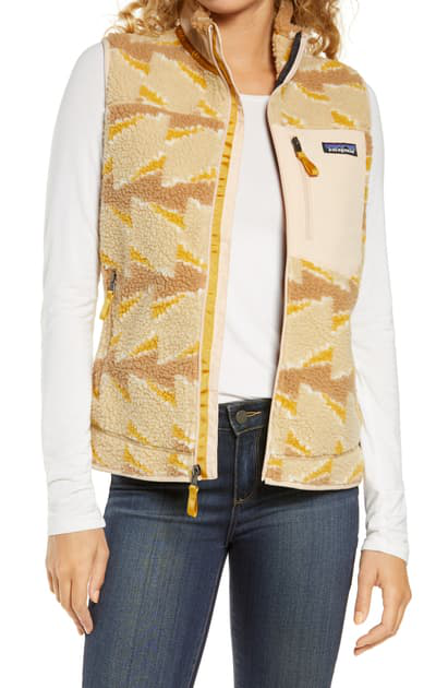 retro fleece vest