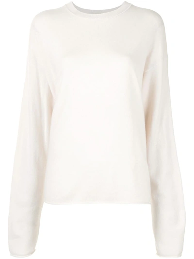 Shop Sofie D'hoore Extra-long Sleeved Jumper In White