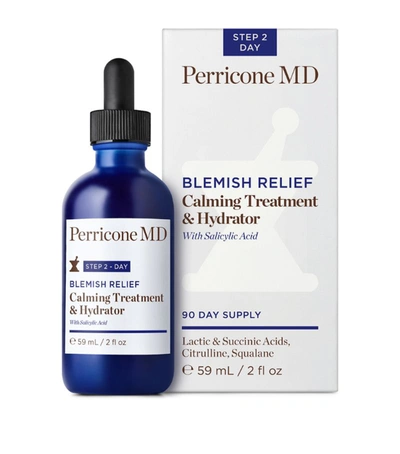 Shop Perricone Md Blemish Relief Calming Treatment & Hydrator (59ml) In White