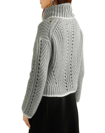 Shop Fendi Turtlenecks In Grey